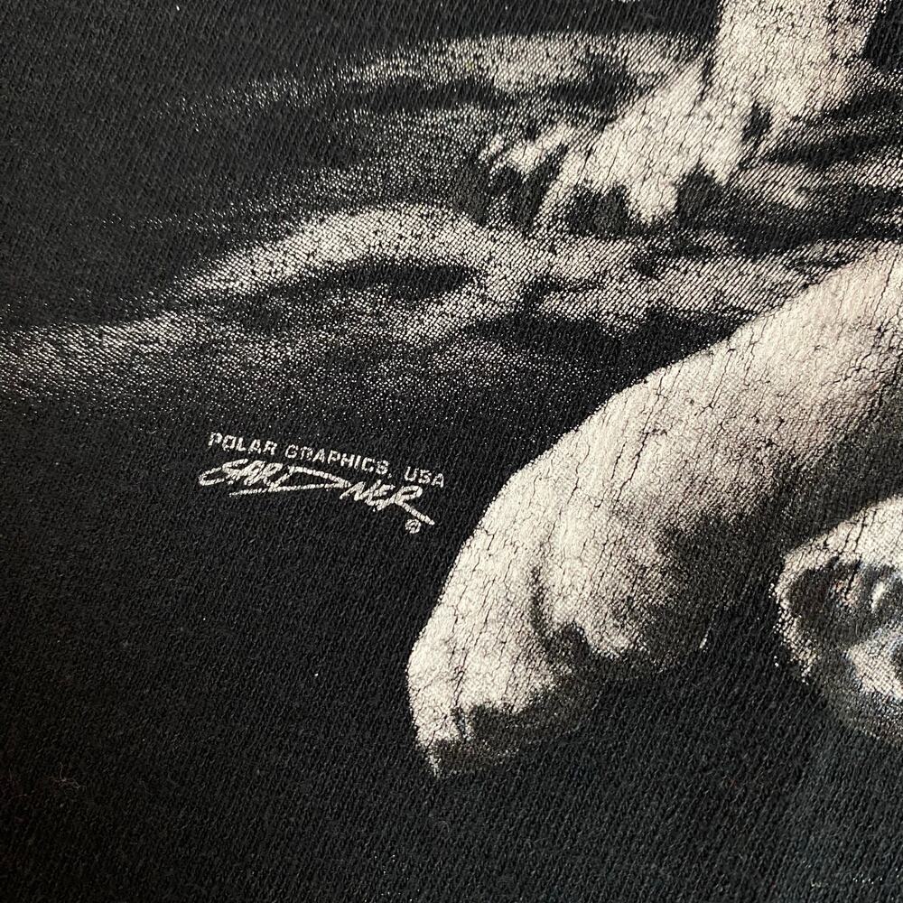 Vintage Alaska Husky Dogs Tee Shirt Small 2000s - Picture 3 of 4